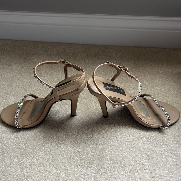 Johnathan Kayne Savannah heels women 8 pageant prom shoe - Picture 2 of 5